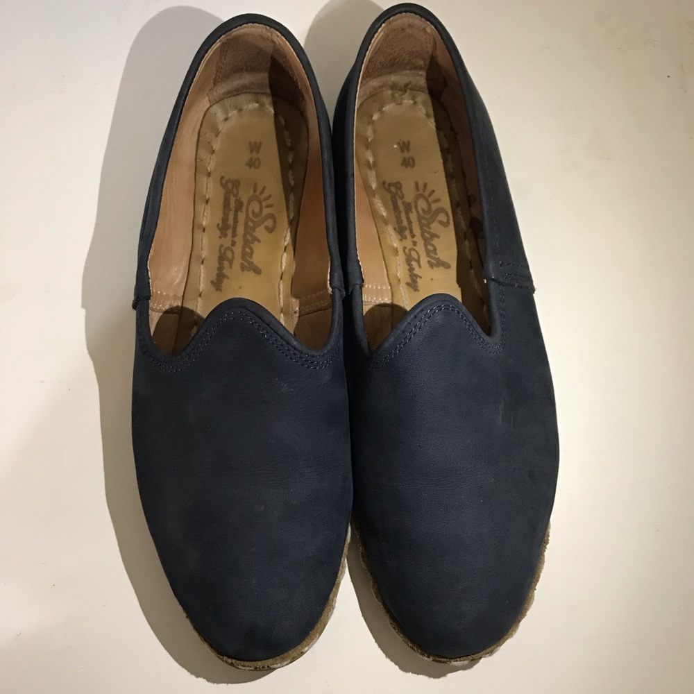 Sabah Shoes Navy Suede size 40